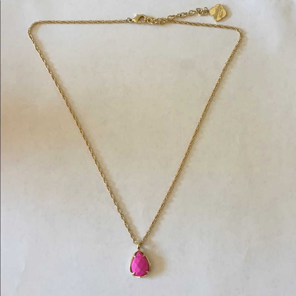 Kendra Scott pink pendent necklace